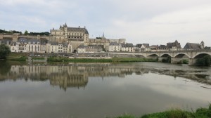 Vista de Amboise desde el camping