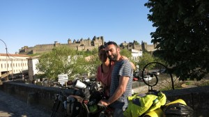 Entrando en Carcasonne.