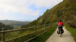 Disfrutando de la Vía a partir de Lekunberri