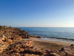 Una cala del parque natural
