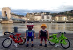 Posando con Vienne al fondo