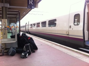 Espera en la Estación de tren de Lyon
