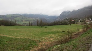 Vista del valle desde una colina