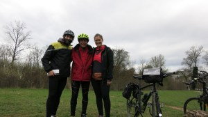 Con Michel, antes de llegar a Lyon